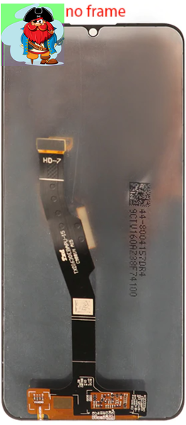 Экран для Huawei Y6p с тачскрином, цвет: черный - фото 1 - id-p137456294