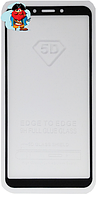 Защитное стекло для Samsung Galaxy A6s (SM-G6200) 5D (полная проклейка), цвет: черный