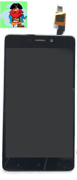 Экран для Xiaomi Redmi 4 16Gb с тачскрином, цвет: черный - фото 1 - id-p81587085