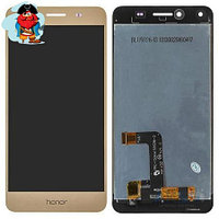 Экран для Huawei Y6 II Compact (Y6-2 mini) с тачскрином, цвет: золотой