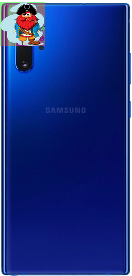 Задняя крышка (корпус) для Samsung Galaxy Note 10, цвет: синий - фото 1 - id-p122673356
