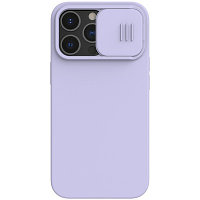Силиконовая накладка Nillkin CamShield Silky Silicone Case Лавандовая для Apple iPhone 13 Pro