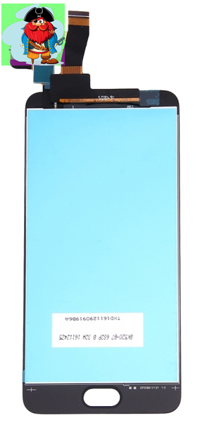 Экран для Meizu M5 Mini (M5) с тачскрином, цвет: белый - фото 1 - id-p88615473