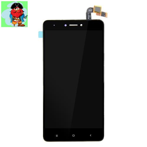 Экран для Xiaomi Redmi Note 4X с тачскрином, цвет: черный - фото 1 - id-p81587124