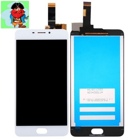 Экран для Meizu M6 с тачскрином, цвет: белый - фото 1 - id-p88615484