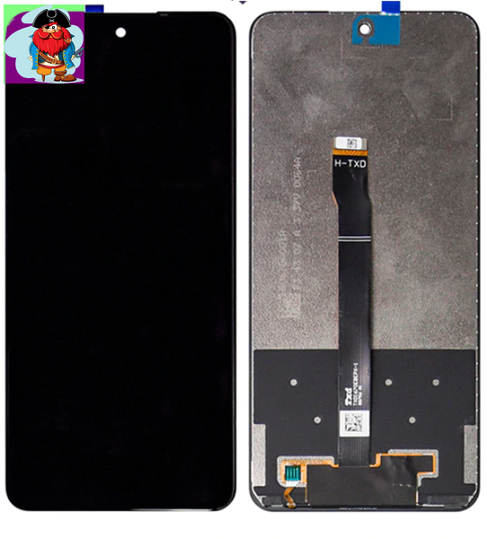 Экран для Huawei P smart 2021 с тачскрином, цвет: черный - фото 1 - id-p169941656