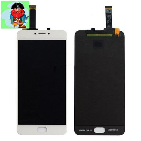 Экран для Meizu MX6 с тачскрином, цвет: белый - фото 1 - id-p88615492