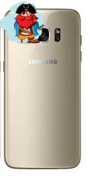 Задняя крышка для Samsung Galaxy S7 Edge (SM-G935), цвет: золотой - фото 1 - id-p99842813