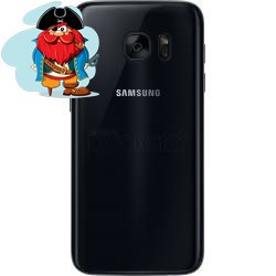 Задняя крышка (корпус) для Samsung Galaxy S7 (SM-G930), цвет: черный - фото 1 - id-p99842814