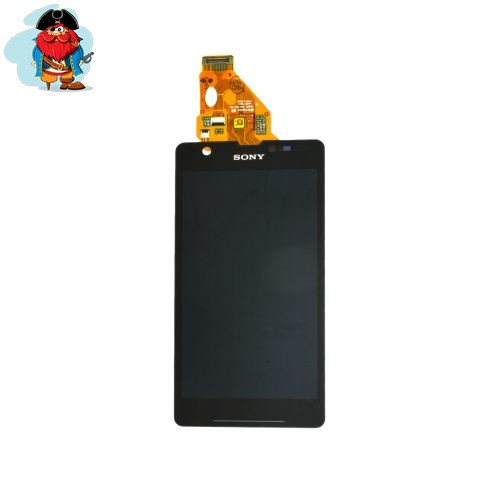 Экран для Sony Xperia ZR c5503 (c5502) с тачскрином, цвет: черный (аналог) - фото 1 - id-p88615495