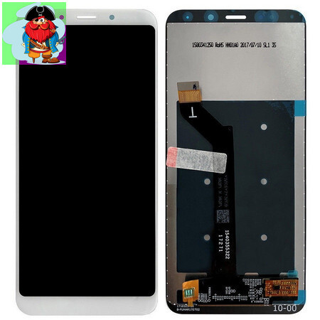 Экран для Xiaomi Redmi 5 Plus с тачскрином, цвет: белый - фото 1 - id-p81587161