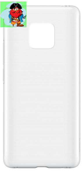 Чехол для Huawei Mate 20 силиконовый, цвет: прозрачный - фото 1 - id-p125535275