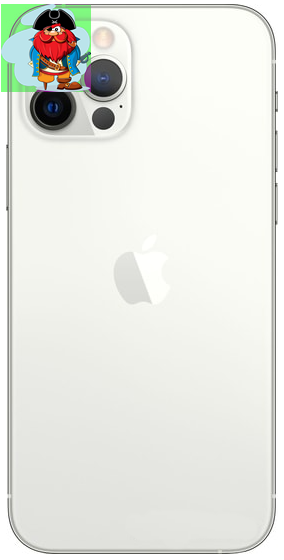 Корпус для Apple iPhone 12 Pro, цвет: серебристый