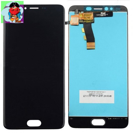 Экран для Meizu M5 Mini (M5) с тачскрином, цвет: черный - фото 1 - id-p81587188