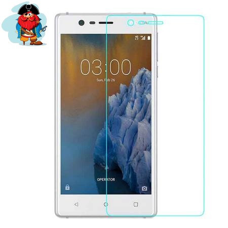 Защитное стекло для Nokia 3, цвет: прозрачный - фото 1 - id-p88617367