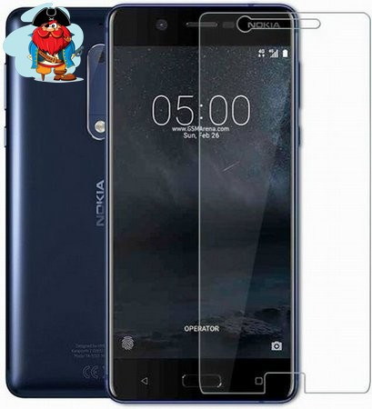 Защитное стекло для Nokia 5, цвет: прозрачный - фото 1 - id-p88617369