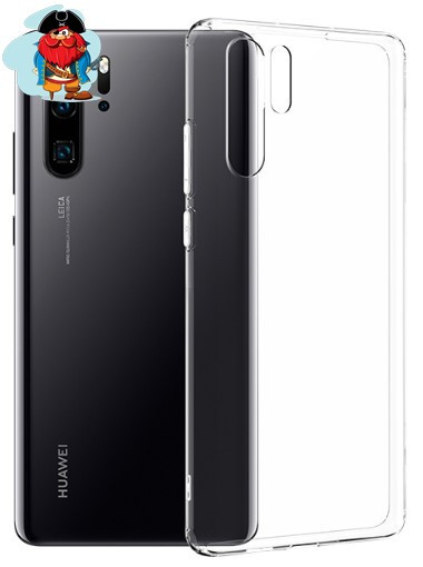 Чехол для Huawei P30 Pro силиконовый, цвет: прозрачный - фото 1 - id-p125857571