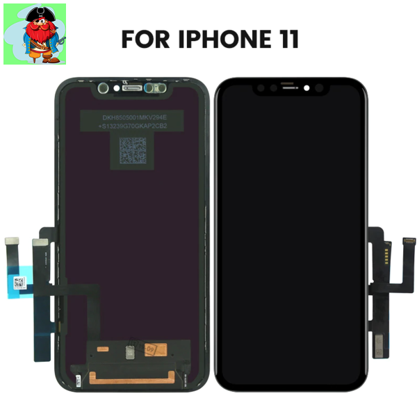 Экран для Apple iPhone 11 с тачскрином, цвет: черный (аналог) - фото 1 - id-p137834980