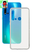 Чехол для Huawei P20 Lite 2019 силиконовый, цвет: прозрачный