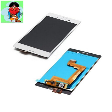 Экран для Sony Xperia M4 Aqua E2303 (E2312, E2333) с тачскрином, цвет: белый (оригинал) - фото 1 - id-p81587214