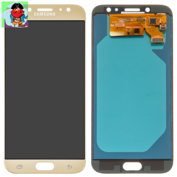 Экран для Samsung Galaxy J7 Pro J730 с тачскрином, цвет: золотой, oled - фото 1 - id-p153597784