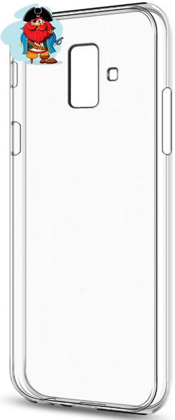 Чехол для Samsung Galaxy A6 2018 A600 силиконовый, цвет: прозрачный - фото 1 - id-p125857595