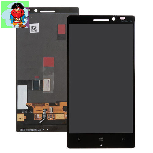 Экран для Nokia Lumia 930 (Lumia 935, RM-1045) с тачскрином, цвет: черный - фото 1 - id-p88615623