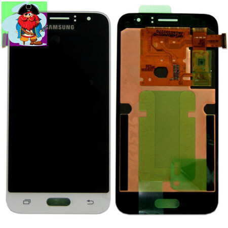 Экран для Samsung Galaxy J1 2016 (SM-J120F) с тачскрином, цвет: белый (оригинал) - фото 1 - id-p88615628