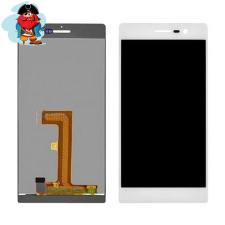 Экран для Huawei Honor 7 с тачскрином, цвет: белый - фото 1 - id-p81587251