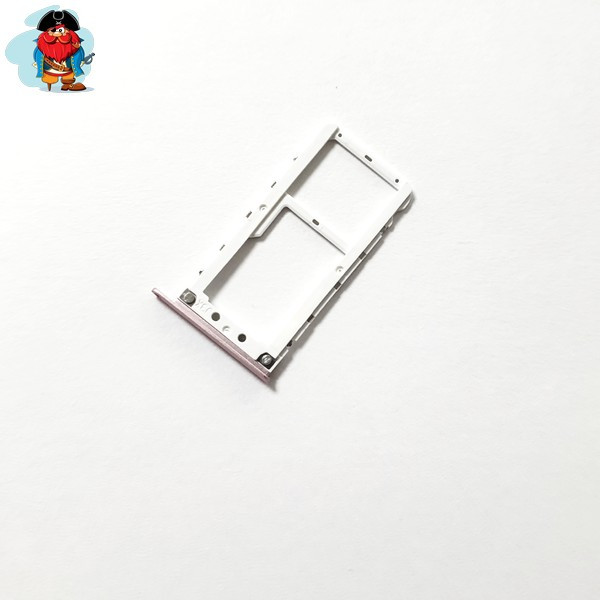 Sim-слот (сим-лоток, Micro SD лоток) для Xiaomi Redmi Note 5, цвет: розовое золото - фото 1 - id-p100263474
