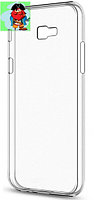 Чехол для Samsung Galaxy J4 Plus 2018 силиконовый, цвет: прозрачный