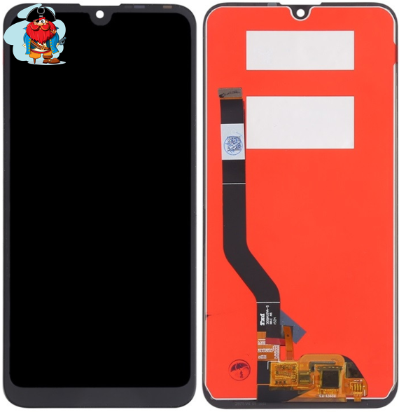 Экран для Huawei Y7 2019 (DUB-LX1) с тачскрином, цвет: черный - фото 1 - id-p101133696