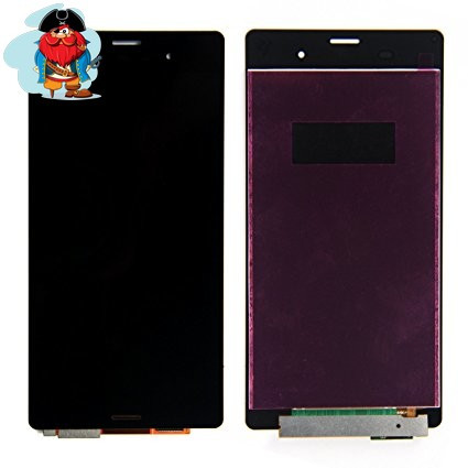 Экран для Sony Xperia Z3 D6603 (D6653, D6616, D6633) с тачскрином, цвет: черный (оригинал) - фото 1 - id-p81587277