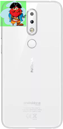 Задняя крышка (корпус) для Nokia 6.1 Plus X6, цвет: белый - фото 1 - id-p130027914