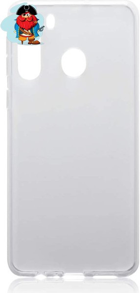 Чехол для Samsung Galaxy A21 силиконовый, цвет: прозрачный - фото 1 - id-p125855019
