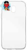 Чехол для Samsung Galaxy J3 2017 J330 силиконовый, цвет: прозрачный
