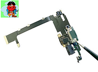 Шлейф разъема зарядки для Apple iPhone 11 Pro Max (Charge Conn), цвет: зеленый
