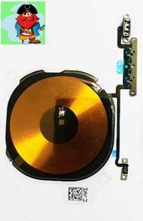 Внутрикорпусная катушка для беспроводной зарядки для iPhone XS - фото 1 - id-p138536307