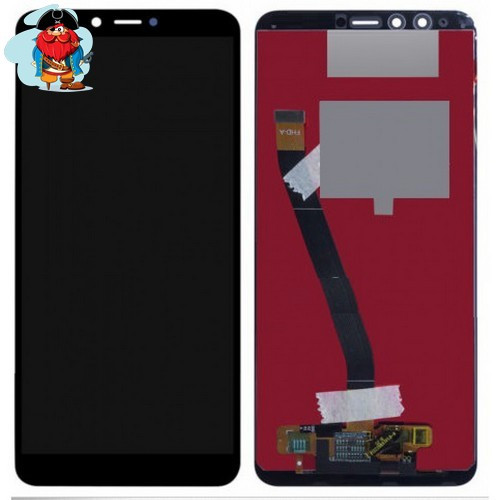 Экран для Huawei Y6 2018 (ATU-L31), Y6 Prime 2018 с тачскрином, цвет: черный - фото 1 - id-p88617508