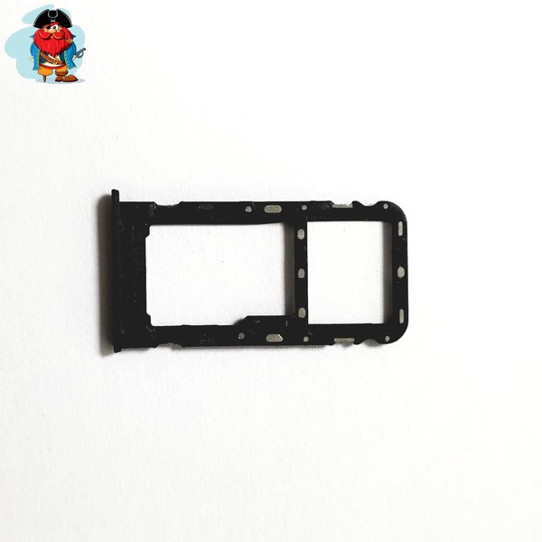Sim-слот (сим-лоток, Micro SD лоток) для Xiaomi Redmi 5, цвет: черный - фото 1 - id-p100263318