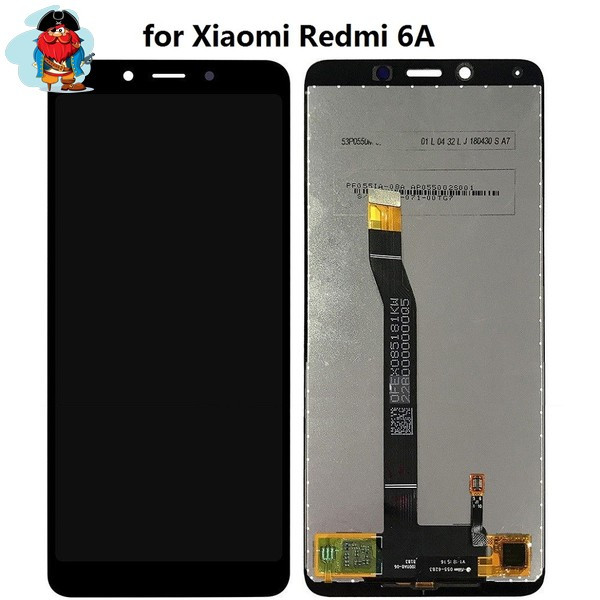 Экран для Xiaomi Redmi 6A с тачскрином, цвет: черный - фото 1 - id-p88617518