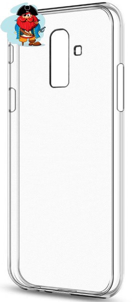 Чехол для Samsung Galaxy J8 2018 силиконовый, цвет: прозрачный - фото 1 - id-p125855124
