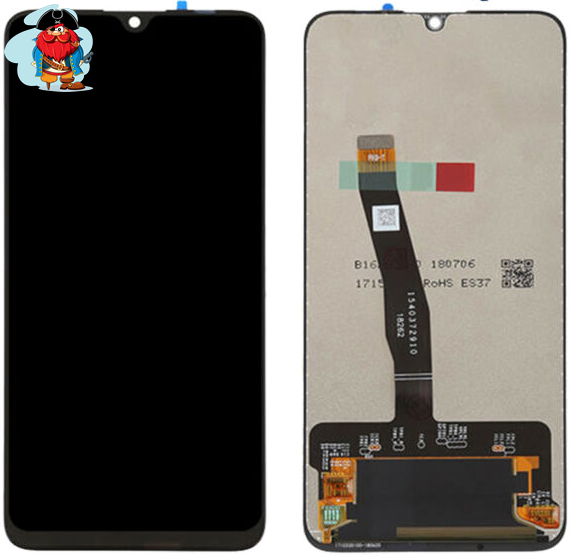 Экран для Huawei Honor 10 Lite с тачскрином, цвет: черный - фото 1 - id-p103559158