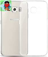 Чехол для Samsung Galaxy S6 G920F силиконовый, цвет: прозрачный
