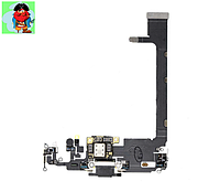 Шлейф разъема зарядки для Apple iPhone 11 Pro Max (Charge Conn), цвет: черный
