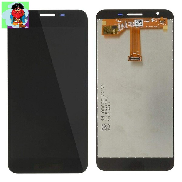 Экран для Samsung Galaxy A2 Core 2019 (A260), цвет: черный, оригинальный - фото 1 - id-p170556870