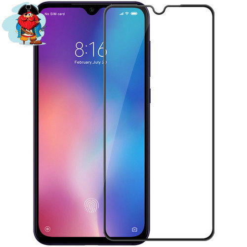 Защитное стекло для Xiaomi Mi 9 SE (Mi9 SE) 5D (полная проклейка), цвет: черный - фото 1 - id-p104013910