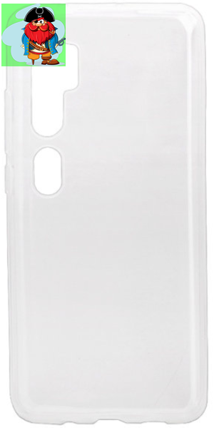 Чехол для Xiaomi Mi Note 10 силиконовый, цвет: прозрачный - фото 1 - id-p126455939