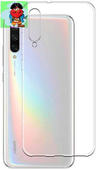Чехол для Xiaomi Mi 9 Lite силиконовый, цвет: прозрачный - фото 1 - id-p126455940