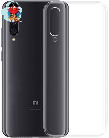 Чехол для Xiaomi Mi 9 силиконовый, цвет: прозрачный - фото 1 - id-p126455941
